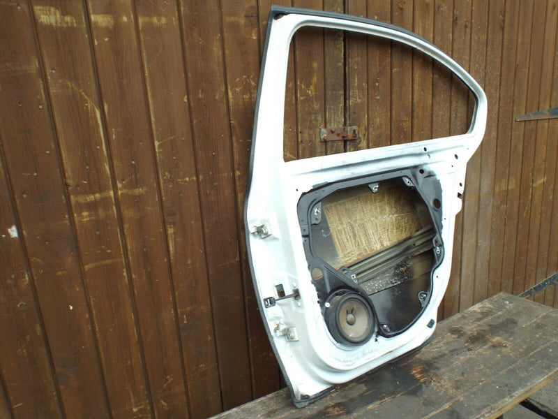 Skoda Octavia MK2 2004-2008 Rear Door Right Driver Side O/S White