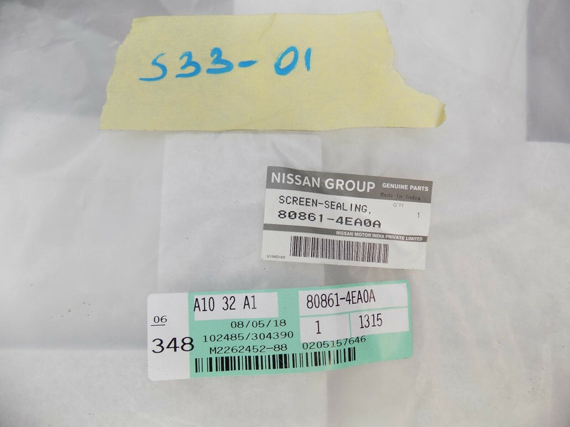 Nissan Qashqai J11 2013-2018 FRONT LEFT DOOR SCREEN SEALING 80861-4EA0A (S33-01)