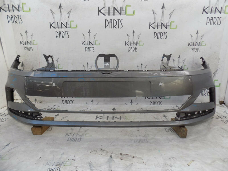 VW POLO 2017-ON FRONT BUMPER IN GREY GENUINE 2GS807221