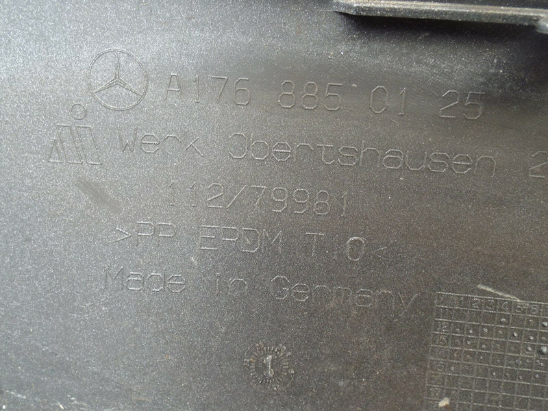 MERCEDES A-CLASS A176 W176 2013-ON REAR BUMPER GENUINE SILVER (3753) A1768850125