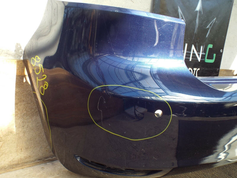 VOLKSWAGEN VW GOLF 5K6 MK6 2009-2012 REAR BUMPER GENUINE BLUE (8528)