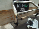 NEW CHROME FRONT BULL BARS AXLE NUDGE GRILL A BAR