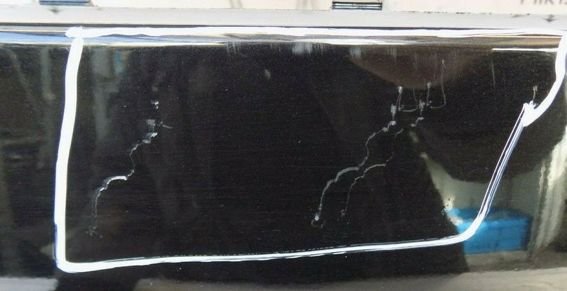 FIAT 500 2015-ON 120TH FACELIFT FRONT BUMPER POP BLACK 735619476