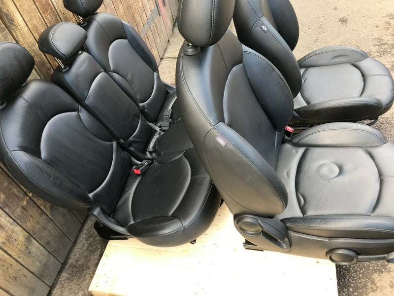 MINI COUNTRYMAN R60 2010-16 HALF-LEATHER SEATS FRONT & REAR SEAT LEFT RIGHT SEAT