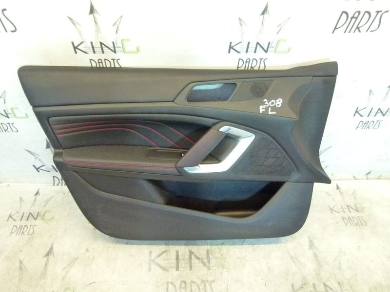 PEUGEOT 308 SW ESTATE 2017-21 FRONT LEFT DOOR CARD PANEL COVER 98283623XJ