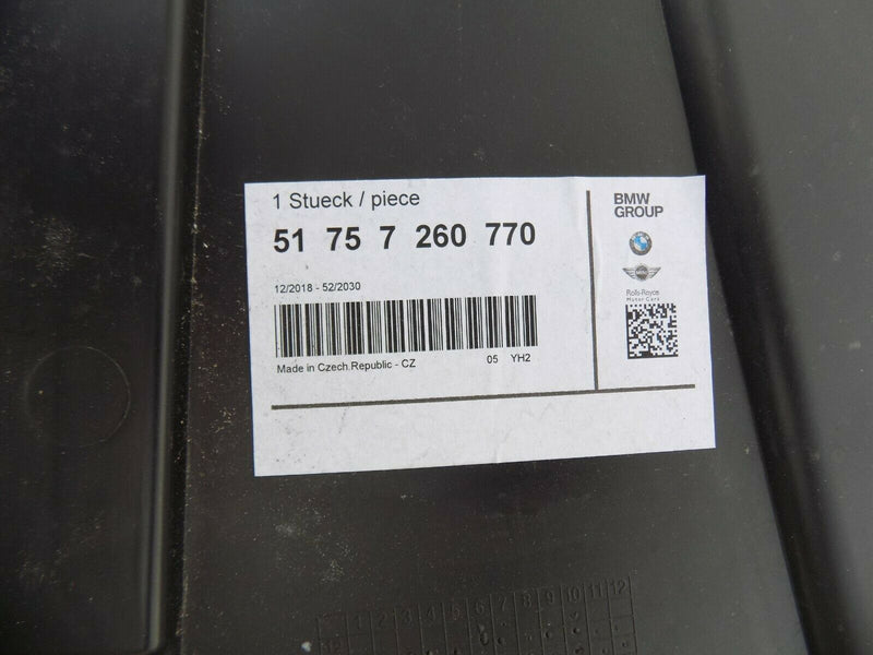 BMW 4 SERIES F32 F33 2013-2018 REAR RIGHT UNDERBODY PANEL 7260770 /S51-06