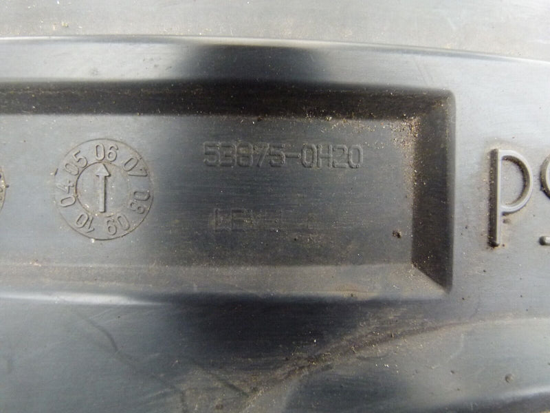 PEUGEOT 107 2005-08 FRONT RIGHT WHEEL MUD GUARD COVER 538750H20