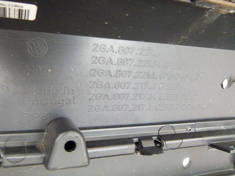 VW T-ROC 2G 2017-2018 FRONT BUMPER GENUINE PDC 2GA807221K