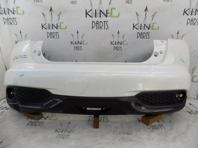 NISSAN JUKE 2014-ON FACELIFT WHITE REAR BUMPER GENUINE 85022-BV80H