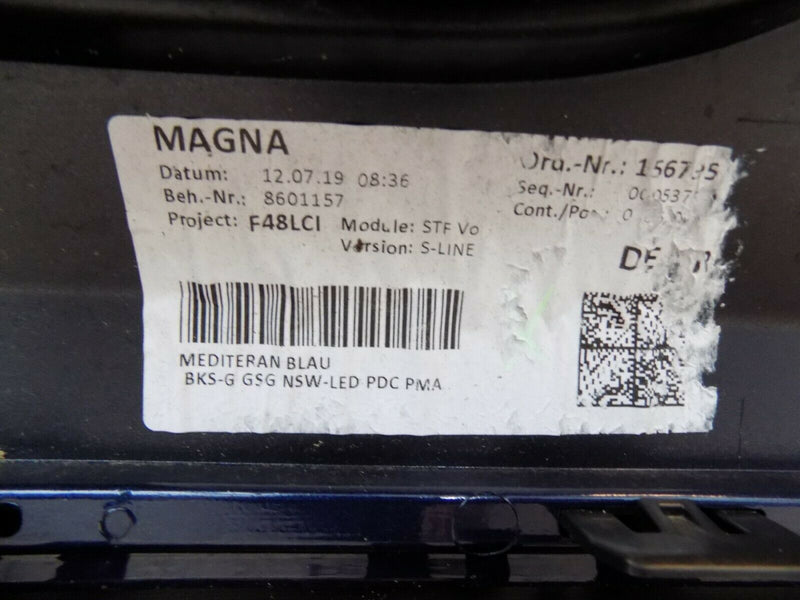 BMW X1 F48 LCI 2019-ON FACELIFT FRONT BUMPER GRILLE 6 PDC GENUINE 7954205