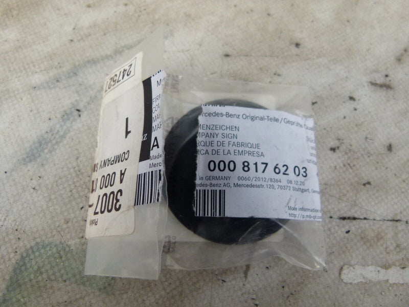 MERCEDES A W177 2018-22 BONNET BLACK BADGE EMBLEM GENUINE A0008176203