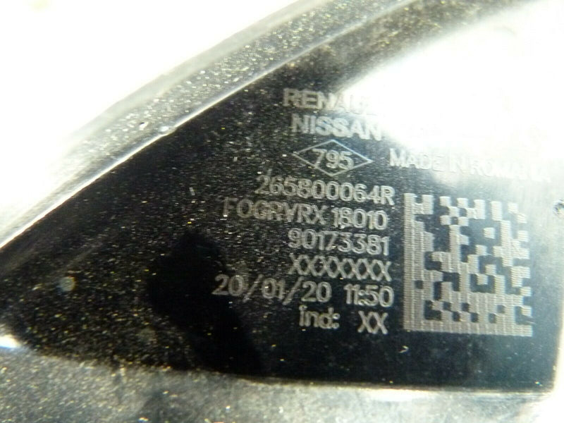 RENAULT CAPTUR MK2 2020-ON LEFT SIDE REAR BUMPER LIGHT LAMP LED 265800064R