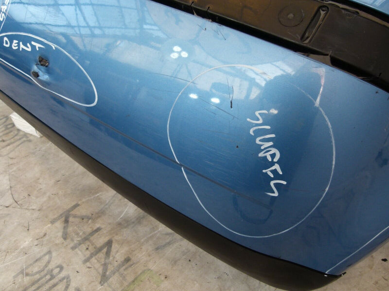 VW POLO 6Q 2001-2004 BLUE REAR BUMPER GENUINE 6Q6807421 / 6Q6807521