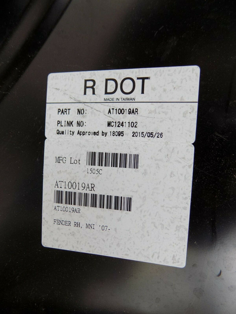 BMW MINI COOPER R59 2010-2014 GENUINE FRONT FENDER WING PANEL RIGHT SIDE