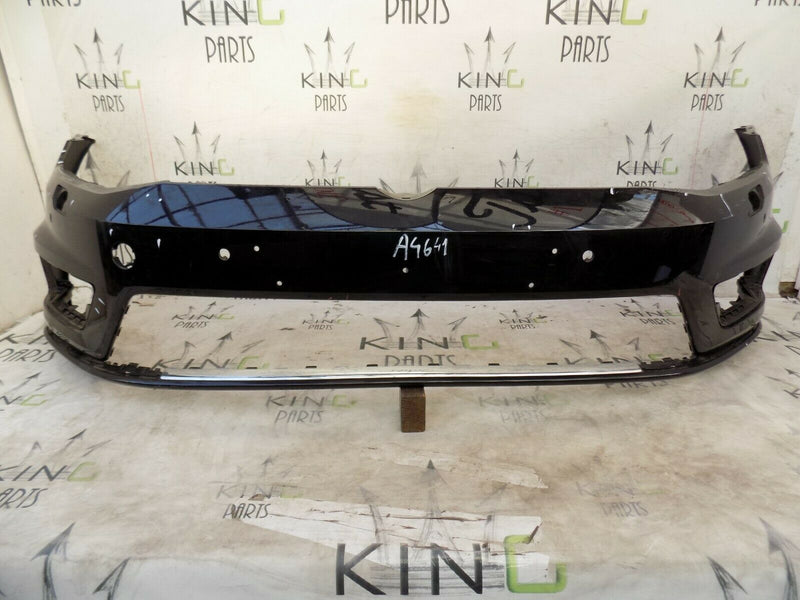 VW GOLF MK7 R LINE 2013-2017 FRONT BUMPER IN BLACK GENUINE 5G0807221AL