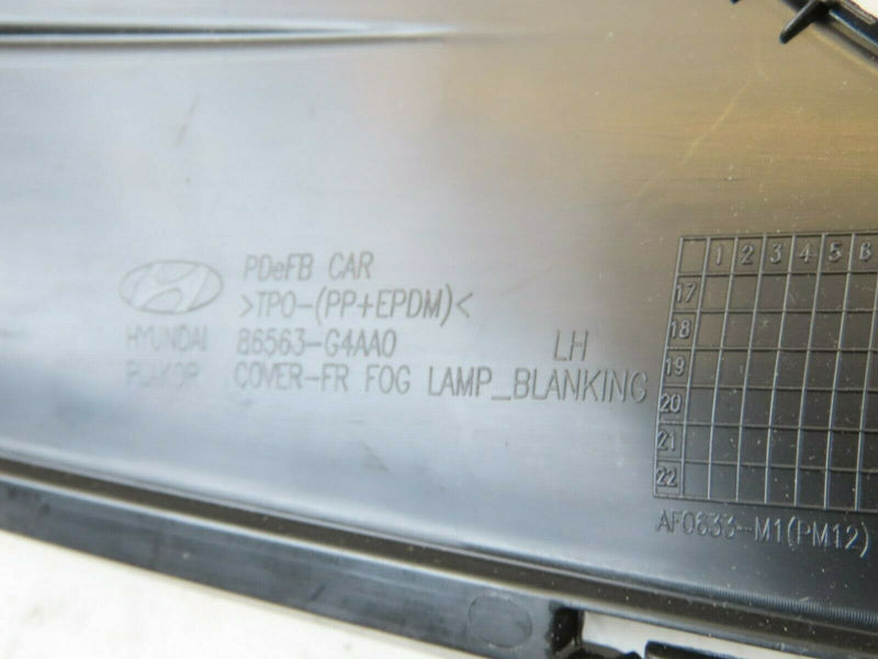 HYUNDAI i30 2019-ON FASTBACK FRONT FOG LIGHT RIGHT & LEFT GRILLE *NEW G4AA0