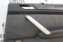 BMW X5 E53 00-06 REAR RIGHT DOOR CARD INNER PANEL LEATHER WOOD EFFECT BLIND
