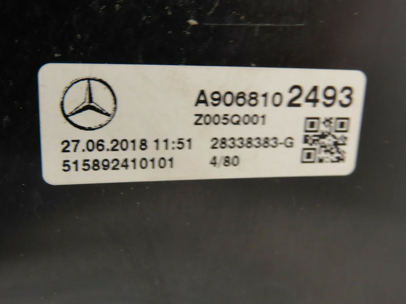 MERCEDES SPRINTER W906 DOOR RIGHT WING MIRROR COMPLETE 2PIN LONG A9068102493