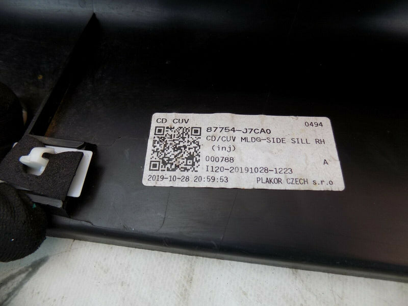 KIA CEED GT-LINE 2018 ON RIGHT DRIVER SIDE SKIRT SILL COVER 87754-J7CA0