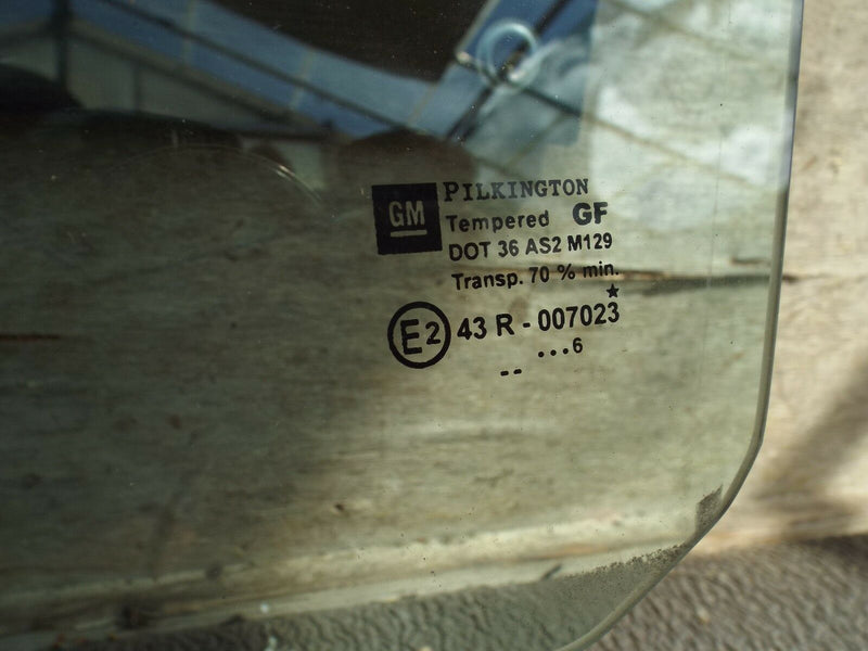 Vauxhall Vectra C Hatchback 2002-2008 Rear Door Window Glass Left Side N/S