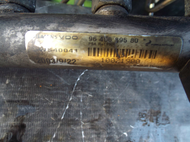 FORD GALAXY 2.0 TDCI MANUAL 2006-2015 FUEL SUPPLY RAIL WITH SENSOR AND TUBES