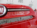 FIAT 500 SPORT 2016-ON FACELIFT FRONT BUMPER RED BADGE TRIM 735619571