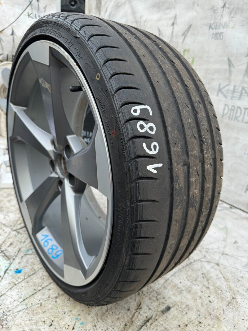 AUDI A4 S4 8W B9 SPORT BBS ALLOY WHEEL RIM 20' 9Jx20H2 ET34 TYRE 265x30 R20 1689