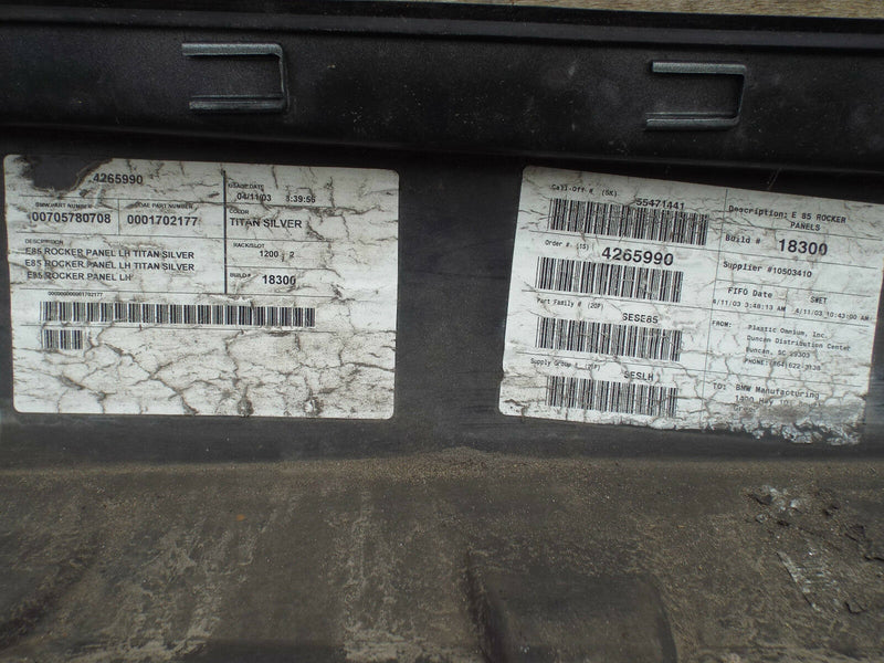 BMW Z4 E85 E86 Left Passenger Side Skirt N/S Genuine 5171-7062298 (50)