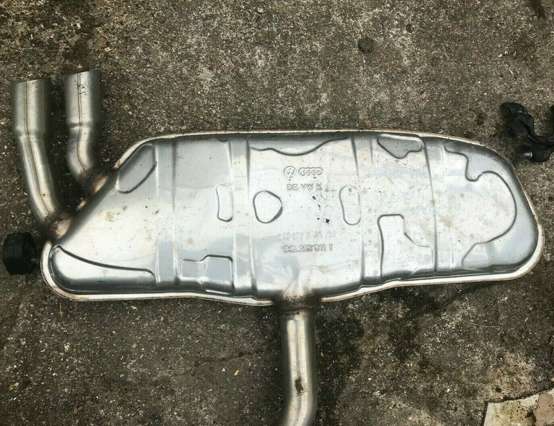 VW SCIROCCO GOLF MK6 2.0TDI CUT REAR EXHAUST GENUINE MUFFLER SYSTEM 1K6253611