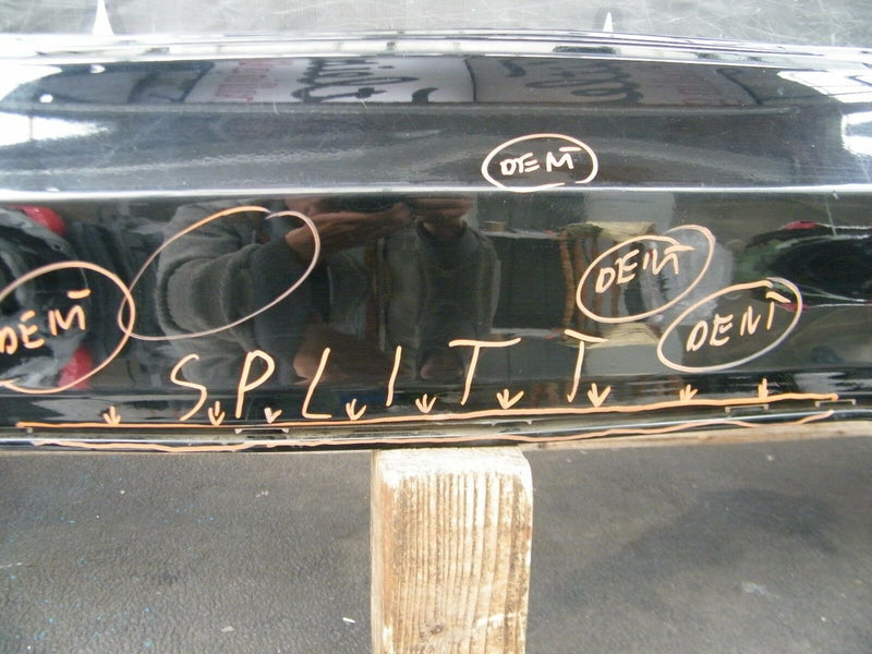 KIA RIO 2011-2013 REAR BUMPER WITH PDC HOLES GENUINE BLACK (9416)
