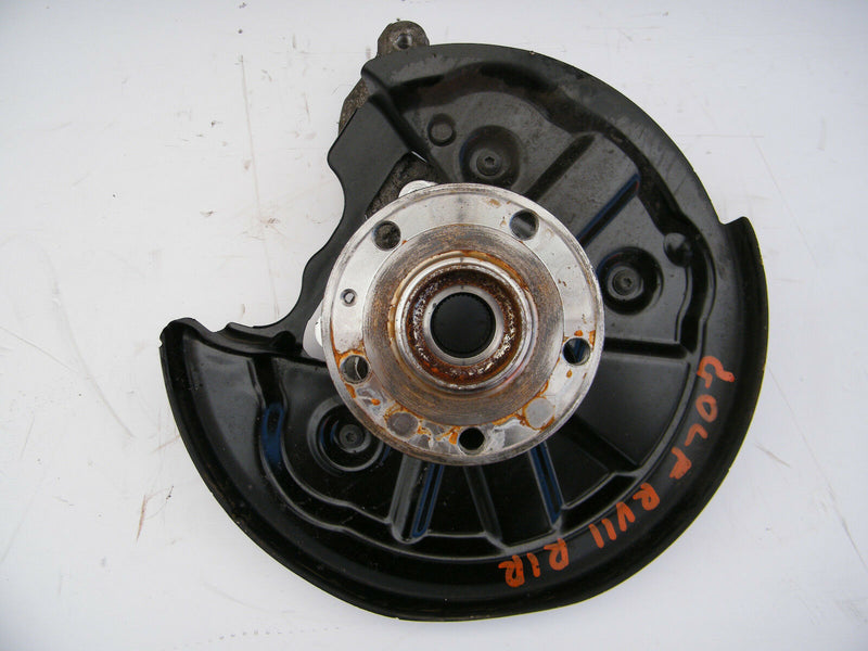VW GOLF VII MK7 R GTI 2013-16 SUSPENSION HUB BRAKE KNUCKLE LEG REAR RIGHT