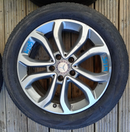 MERCEDES W205 SET OF 17" ALLOY WHEELS WITH TYRES 225/50/17 7J ET42 A2054010200