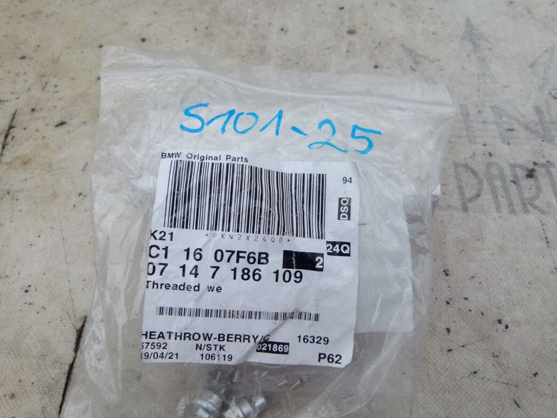 BMW MINI GROUP PARTS 10x T-WELDING STUD GENUINE 8412638