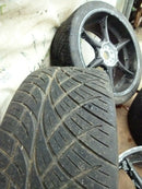 FORTE 4x ALLOY WHEEL RIMS 22" 9.5JX22H2 ET10  +15  +35  3x TYRES 265/35 R22