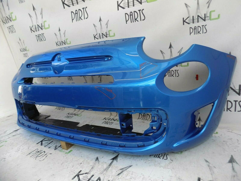 FIAT 500 S SPORT 2016-ON FACELIFT FRONT BUMPER BLUE 735619571