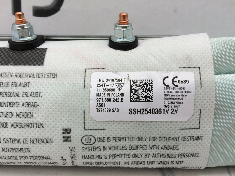 PORSCHE PANAMERA (971) LEFT SIDE AIRBAG FRONT SEAT PASSENGER AIRBAG 971880241B