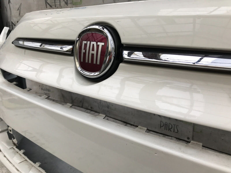 FIAT 500 LOUNGE FACELIFT 2015-23 FRONT BUMPER & TOP BADGE LOGO 735619491