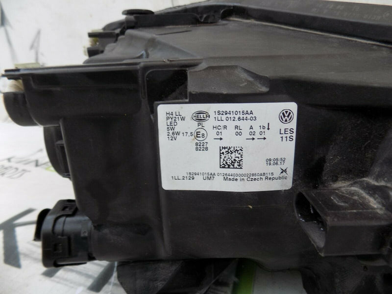 VW VOLKSWAGEN UP 2018-ON LEFT SIDE LIGHT HEADLIGHT DAMAGED 1S2941015AA