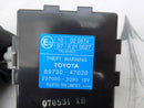TOYOTA PRIUS XW20 2003-09 HYBRID CENTRAL LOCKING ALARM SYSTEM MODULE 89730-47020