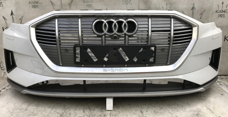 AUDI E-TRON 2018-ON COMPLETE FRONT BUMPER- GRILL, iCAM, WIRING, SENSORS... ALL !