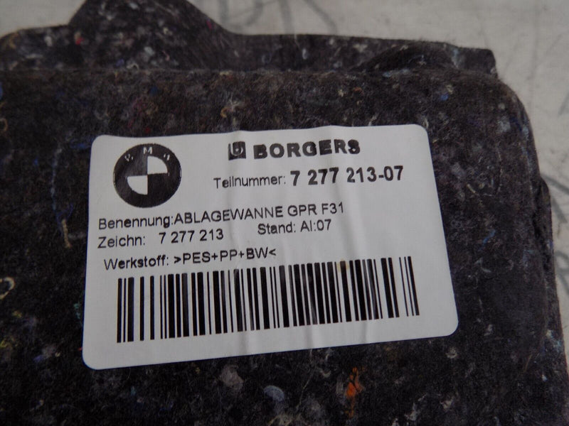 BMW F31 2012-2015 REAR BOOT STORAGE LUGGAGE FLOOR TRAY COVER PANEL 7277213 #