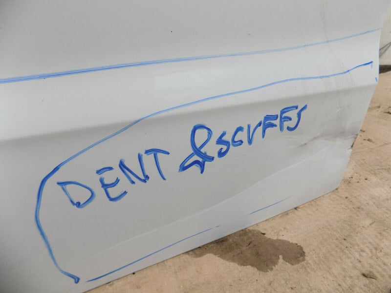 2012 AUDI A1 8X 5 DOOR HATCHBACK OFFSIDE REAR DRIVERS DOOR O/S WHITE
