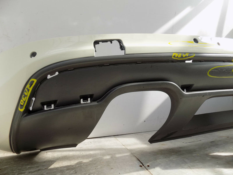 AUDI Q3 S LINE 2011 2012 2013 2014 LOWER PART WHITE REAR BUMPER & DIFFUSER(8697)