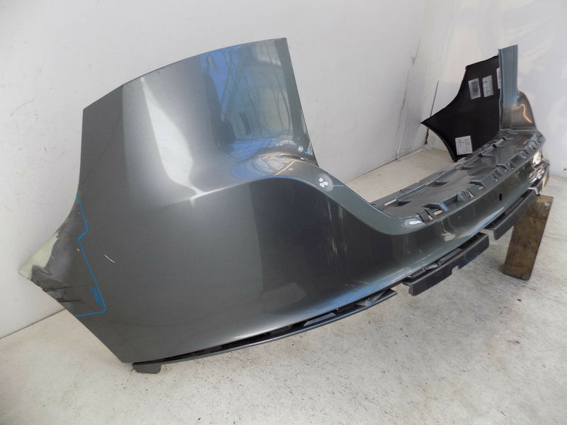 VOLVO XC60 R-DESIGN 2008-2013 SILVER REAR BUMPER GENUINE PDC HOLES