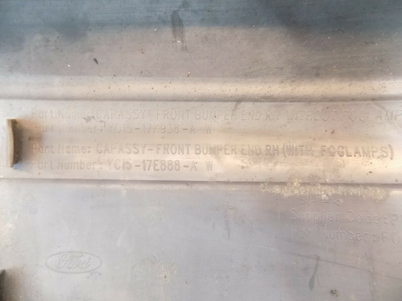 FORD TRANSIT 2000-2006 END CAP FRONT BUMPER CORNER RIGHT DRIVER SIDE O/S