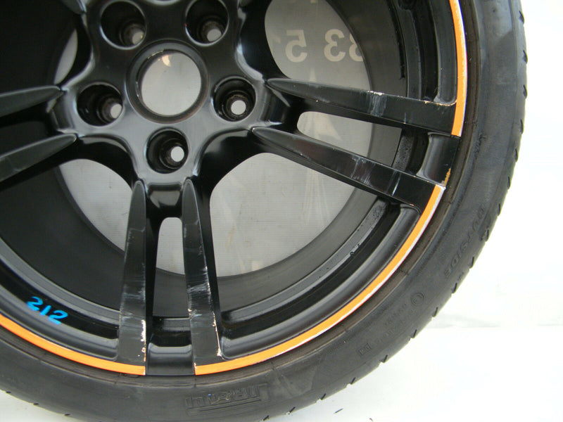 PORSCHE 911 997 CARRERA S C4S RIM ALLOY WHEEL BLACK 19" R19 11Jx19H2 ET57