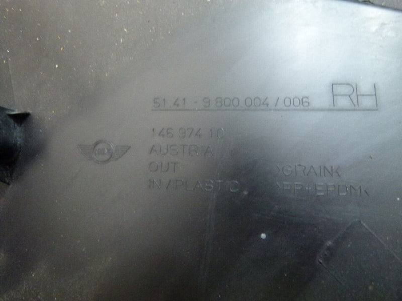 MINI COUNTRYMAN R60 2010-2014 FRONT RIGHT DOOR CARD COVER GENUINE 9800004