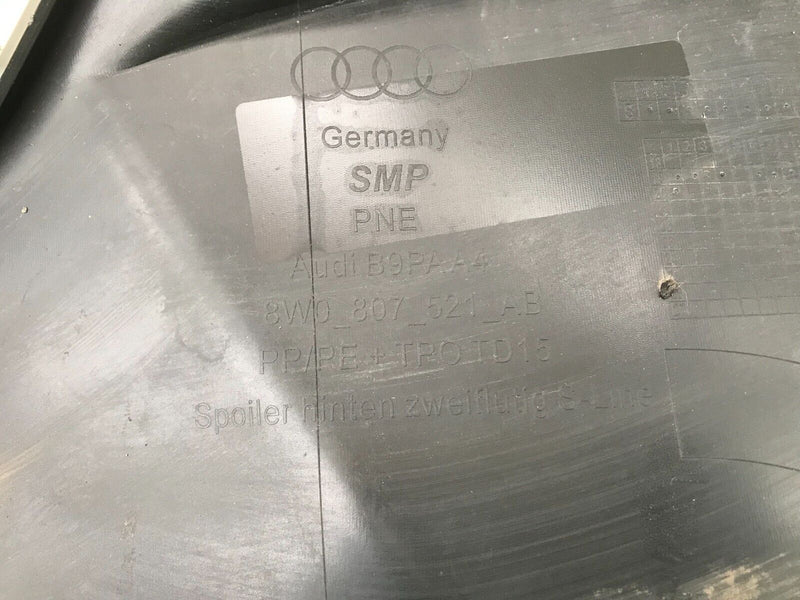 AUDI A4 B9 8W BLACK EDITION LCI 2019-ON REAR DIFFUSER GENUINE 8W0807521