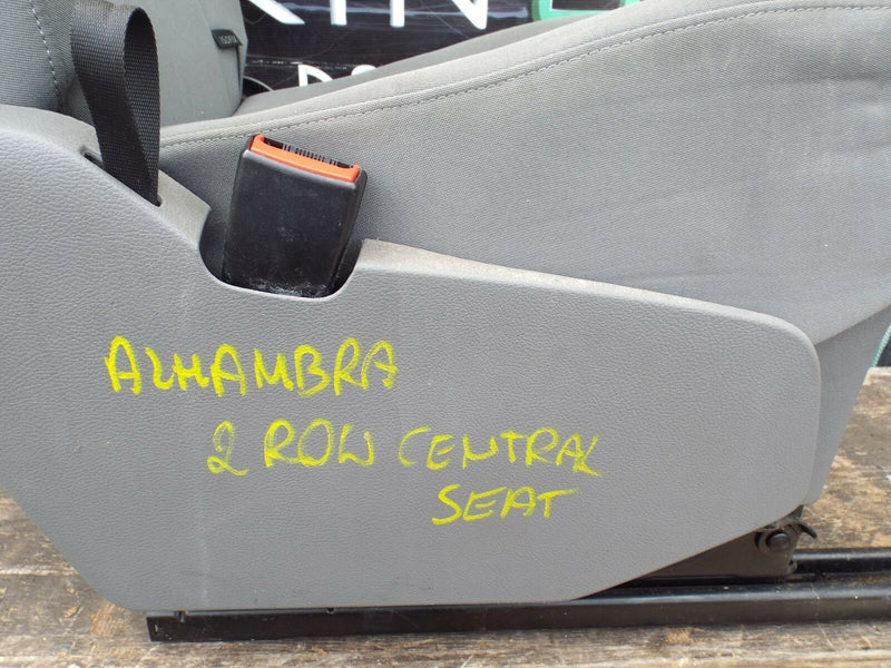 SEAT ALHAMBRA MK2 2010-2015 SECOND ROW SEAT CENTRE CENTRAL MIDDLE