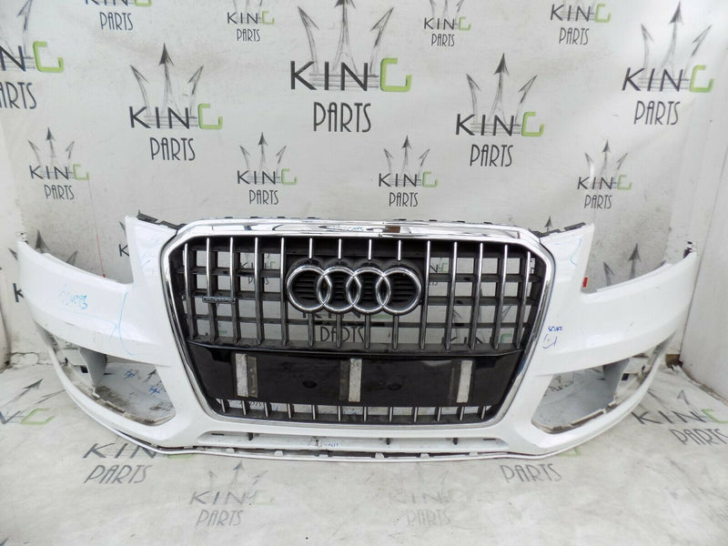 AUDI Q5 S-LINE 2012-2017 FRONT BUMPER GENUINE IN WHITE 8R0807061